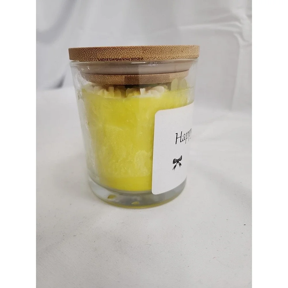 LQQK Daisy Candle Art Homemade Spring Flower Scent 9 oz‎ Candle Happy HoliDaisys